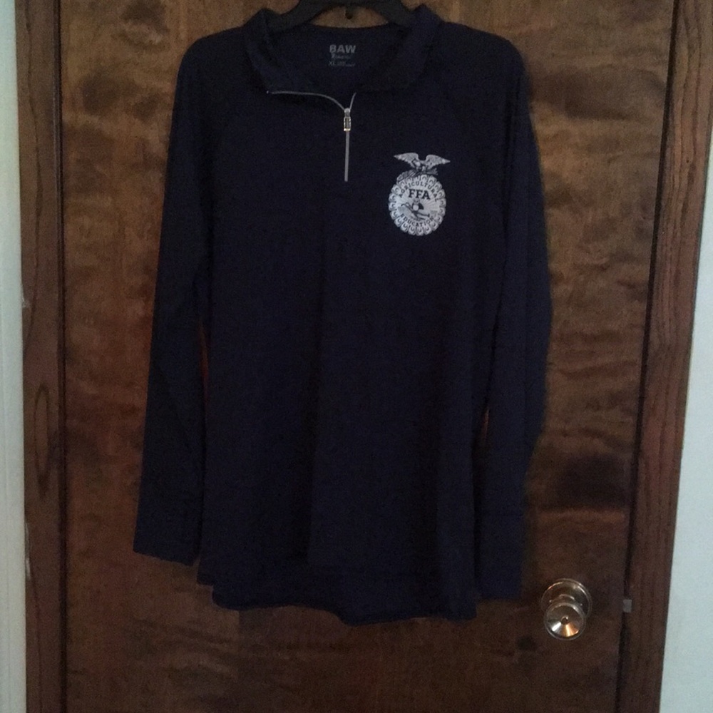 FFA half zip shirt